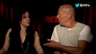 Bruce Willis and Mary-Louise Parker talk sexual tension and 'Red 2'