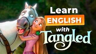 Learn ENGLISH with TANGLED - Rapunzel Wins Over Maximus