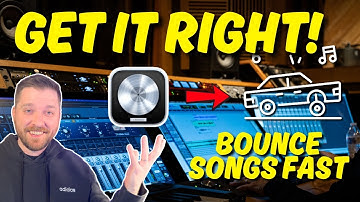 How to Bounce a Song in Logic Pro 11 - Step-By-Step Tutorial for Mp3 and WAVE!