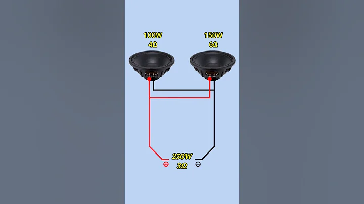 Speaker parallel connection #diy #shorts #electronics