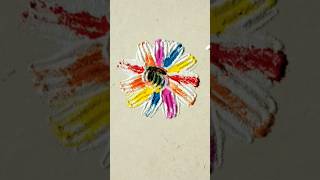 wait for end #trending #art #rangoli #colors #satisfying #ytshorts #shorts #rainbow