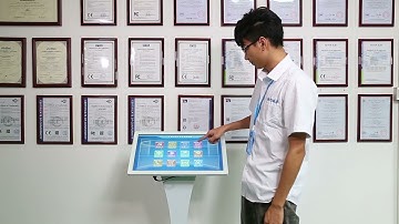 49inch all in one information digital touch screen kiosk