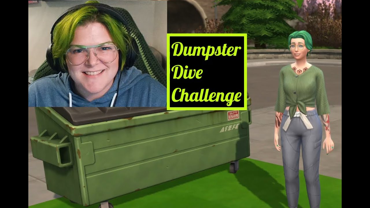 Dumpster Dive Challenge The Sims 4 YouTube