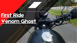Venom Ghost  First Ride