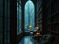 Aesthetic AI Rain Study 📚☔ #Shorts