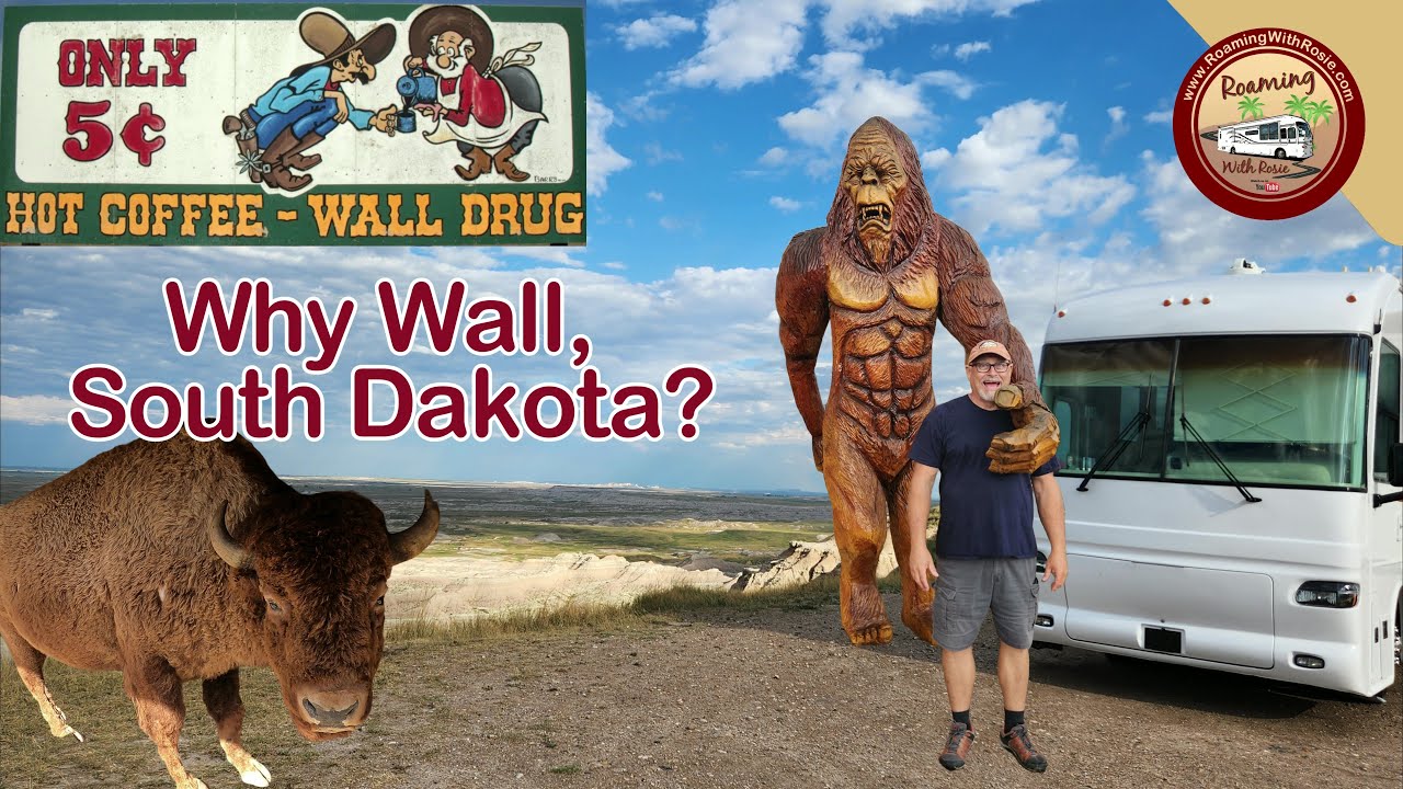 ️ A Top FREE Camping Spot On Badlands View SD 🦬 Wall Drug South Dakota