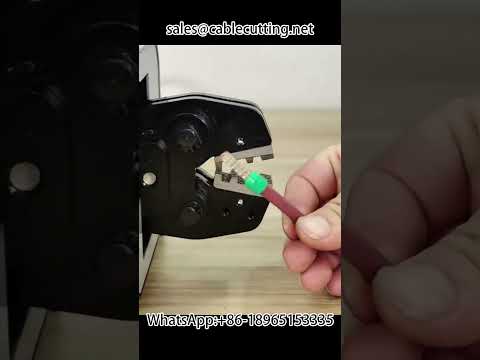 Pneumatic Crimping Machine | Automated Wire Terminal Crimper