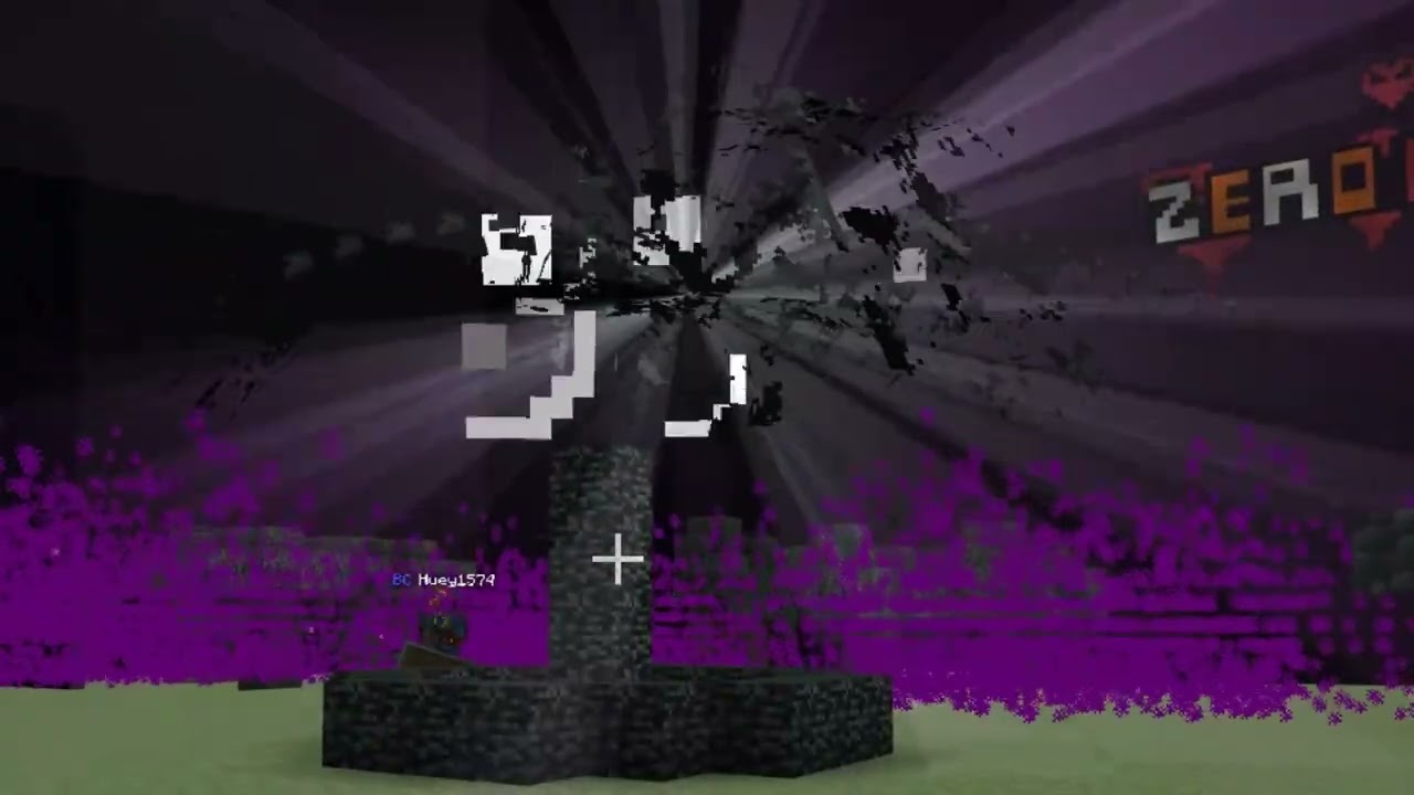 Minecraft ender dragon Fight