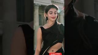 Pooja Hegde Black Saree