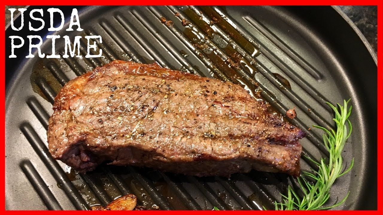 Cooking USDA Prime New York Strip Steak on the Grill & USDA Choice Comparison
