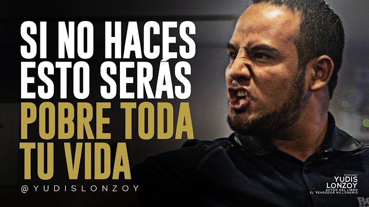 Si no haces ESTO serás POBRE toda tu VIDA | Yudis Lonzoy