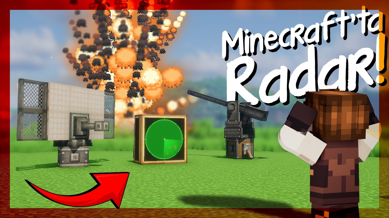 Java Radar Mc Minecraft'ta Çalışan RADAR! OTOMATİK TARET! | Create: Steamforged 2.0 ...