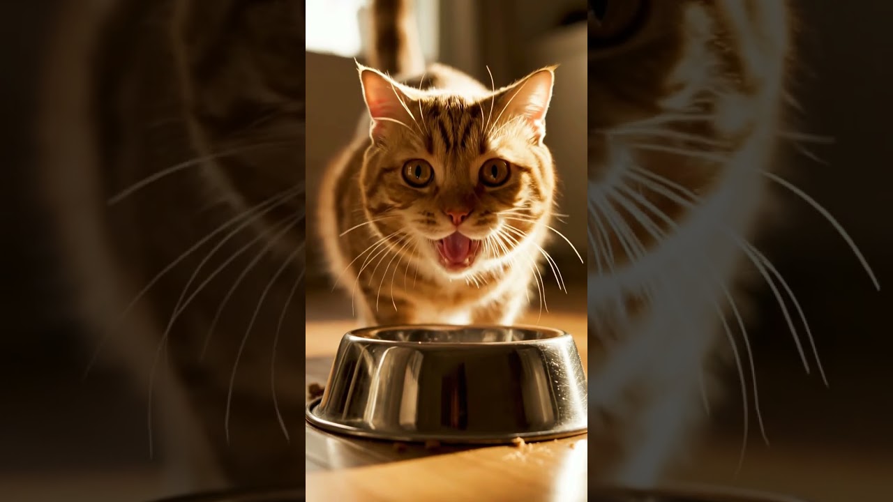 a hungry cat but it is now a rich cat 