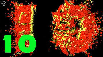 COUNTDOWN TIMER 10 sec CLOCK (        v 61 ) explosion part 2 - with sound effects + voice!