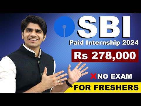 SBI Paid Internship Vacancy 2024 