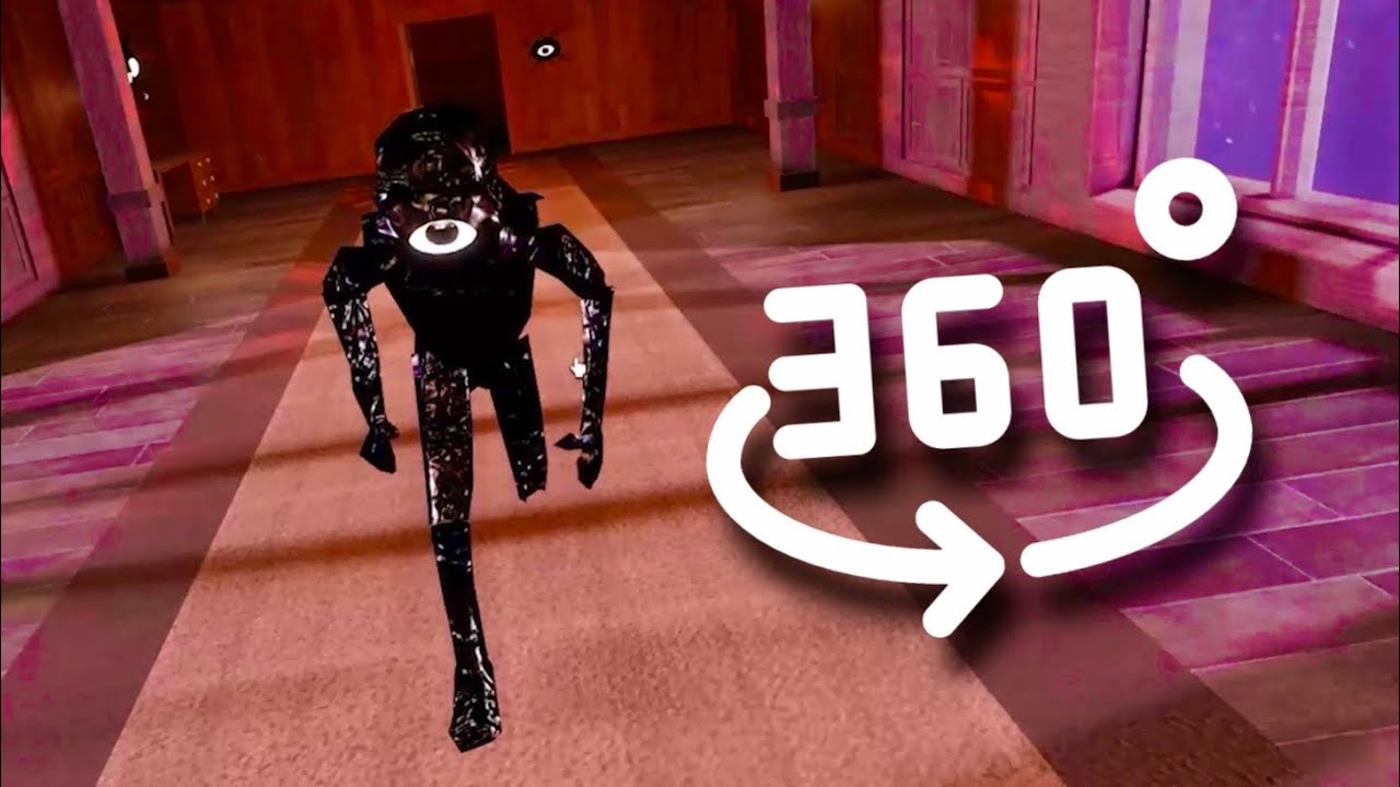 DOORS SEEK CHASE - DOORS ROBLOX (360 VR VIDEO) 