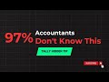 How to check expense ledger-wise GST ITC Report in Tally | Most accountants don't know this