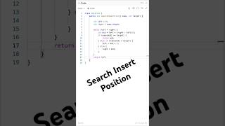 Search Insert Position