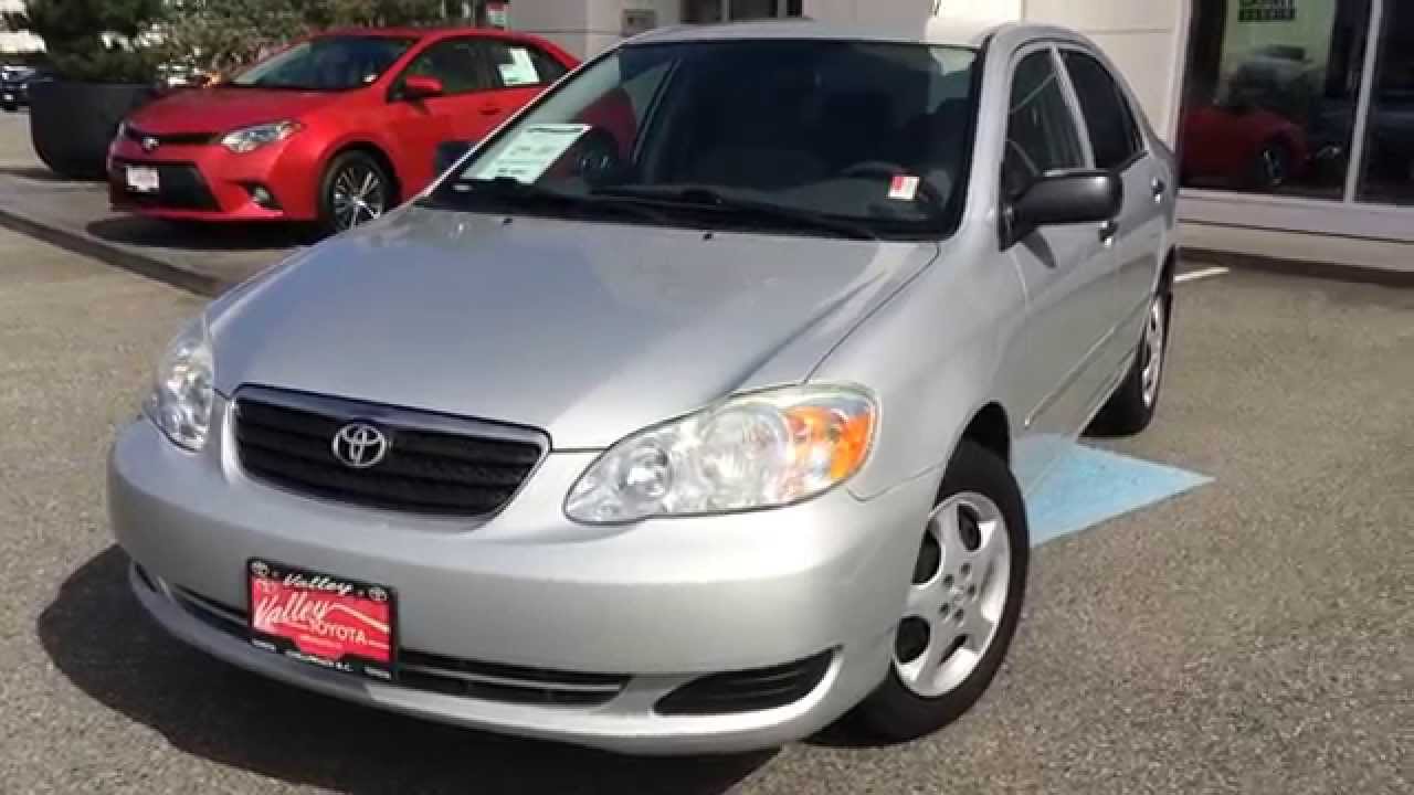 (SOLD) 2006 Toyota Corolla CE Preview, For Sale At Valley Toyota Scion, In Chilliwack B.C. # B1446