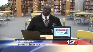 100 brand new computers donated to Brainerd High School