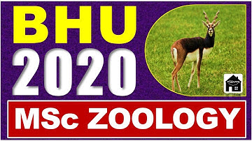 BHU Zoology 2020 Entrance Exam I Solved paper with Detailed Explanations I (Q1 - Q40)