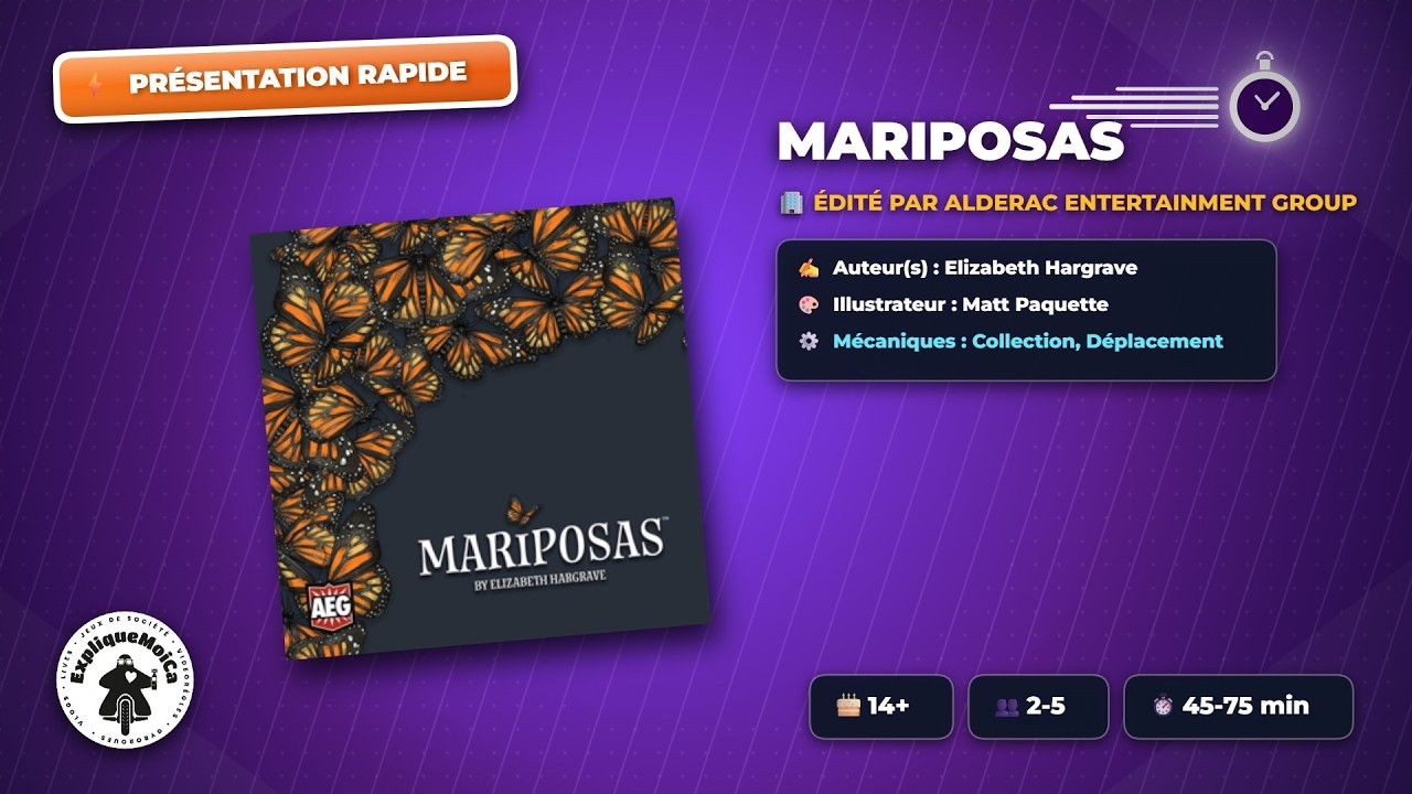 Vidéo du jeu Mariposas