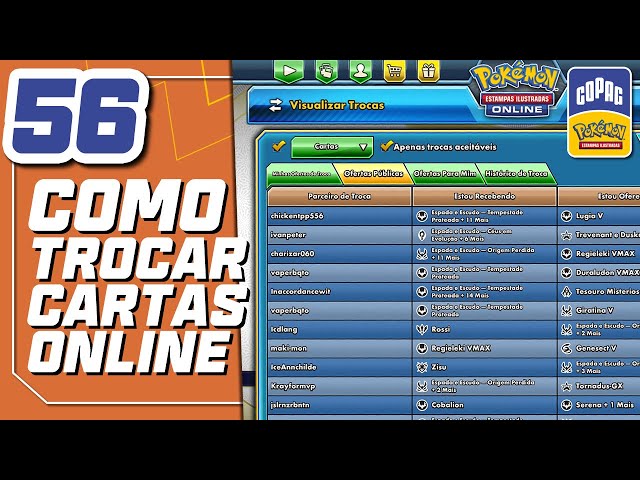 Pokémon TCG Online - Como Fazer Trocas