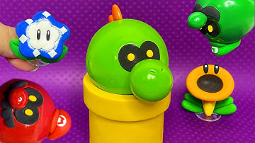 Making Wubba-Yoshi from Super Mario Bros. Wonder | Polymer Clay