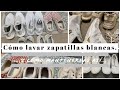 DIY:COMO LAVAR Y BLANQUEAR TUS ZAPATILLAS(TENIS)~COMO NUEVAS!!~TRUCO: MAS TIEMPO LIMPIAS~