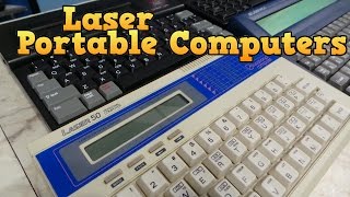 картинка: Портативные Компьютеры Laser, работавшие на BASIC.