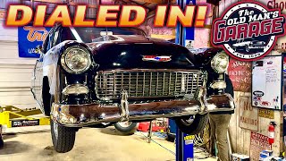 NEW ATM 4 CIRCUIT DOMINATOR CARBURETOR IS CRISP!!! 555ci BIG BLOCK 55 Chevy is DIALED IN! by The Old Man’s Garage 101,038 views 1 month ago 19 minutes