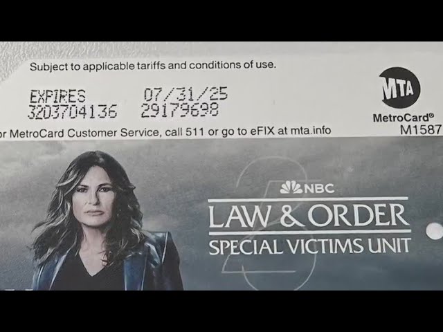 Mta Releases Limited Edition Svu Metrocard In Nyc