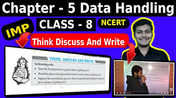 Think Discuss And Write ✍️ | Data Handling | Chapter 5 class 8 NCERT | 2023 |