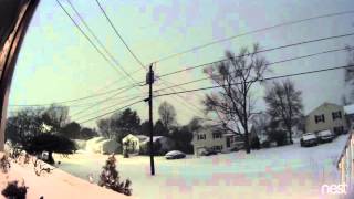 NJ Snow Storm 2016 Time Lapse - New Jersey