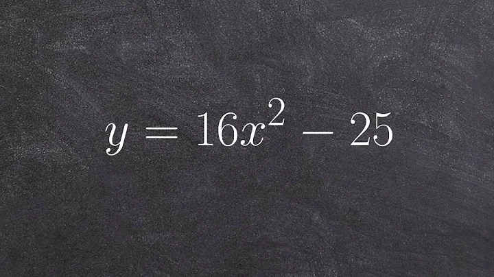 Using the square root method to solve a quadratic equation