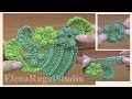 How to Crochet Freeform Technique Tutorial 17 자유형 기법을 코바늘로 뜨개질하는 방법