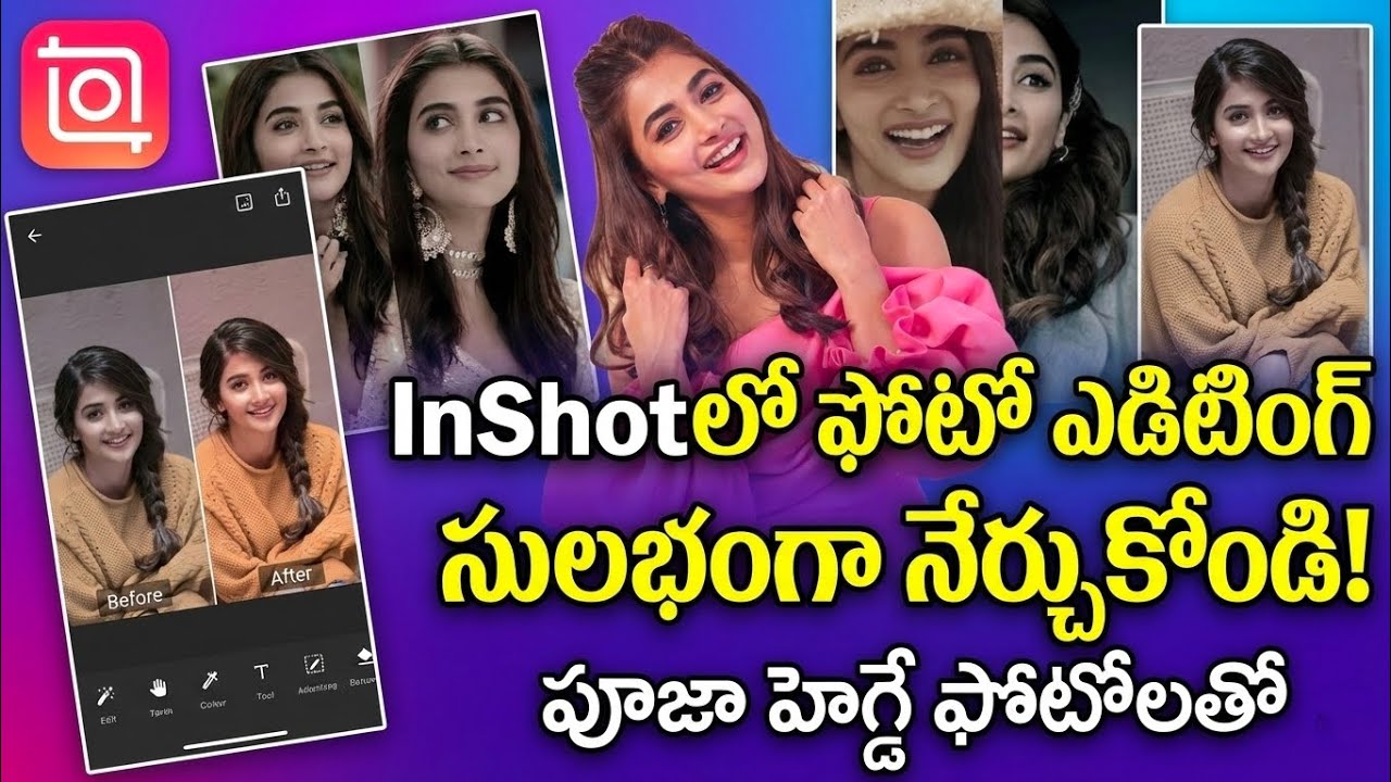 Inshot easy editing photo