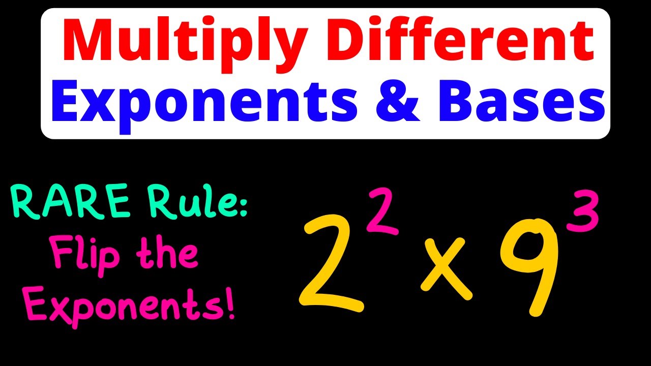 Dividing Numbers With Exponents With Different Bases