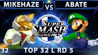 Sss 32 - Abate Luigi Vs. Jjs Mike Haze Fox Ssbm - Losers Rd 5 - Smash Melee