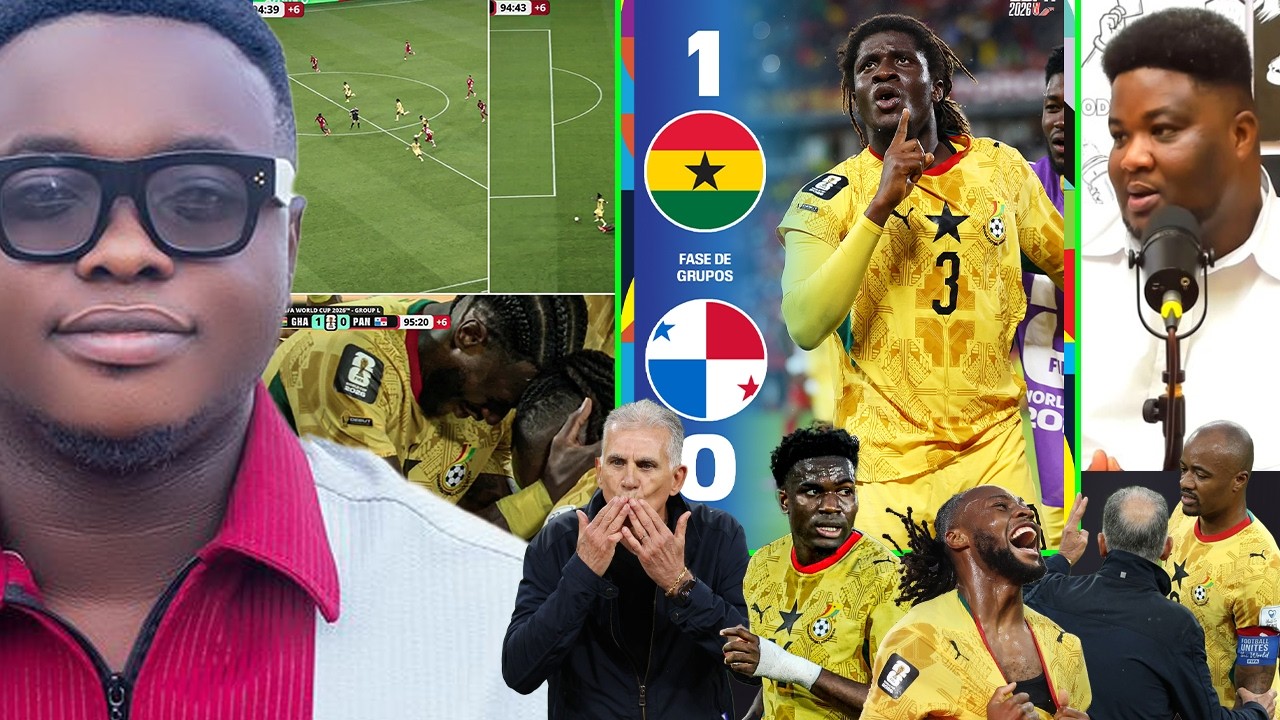 GHANA 1 PANAMA 0, GAME ANALYSIS. 10 KEY ISSUES IN THE GAME..CALEB YIRENKYI, SEMENYO, JORDAN AND KEY