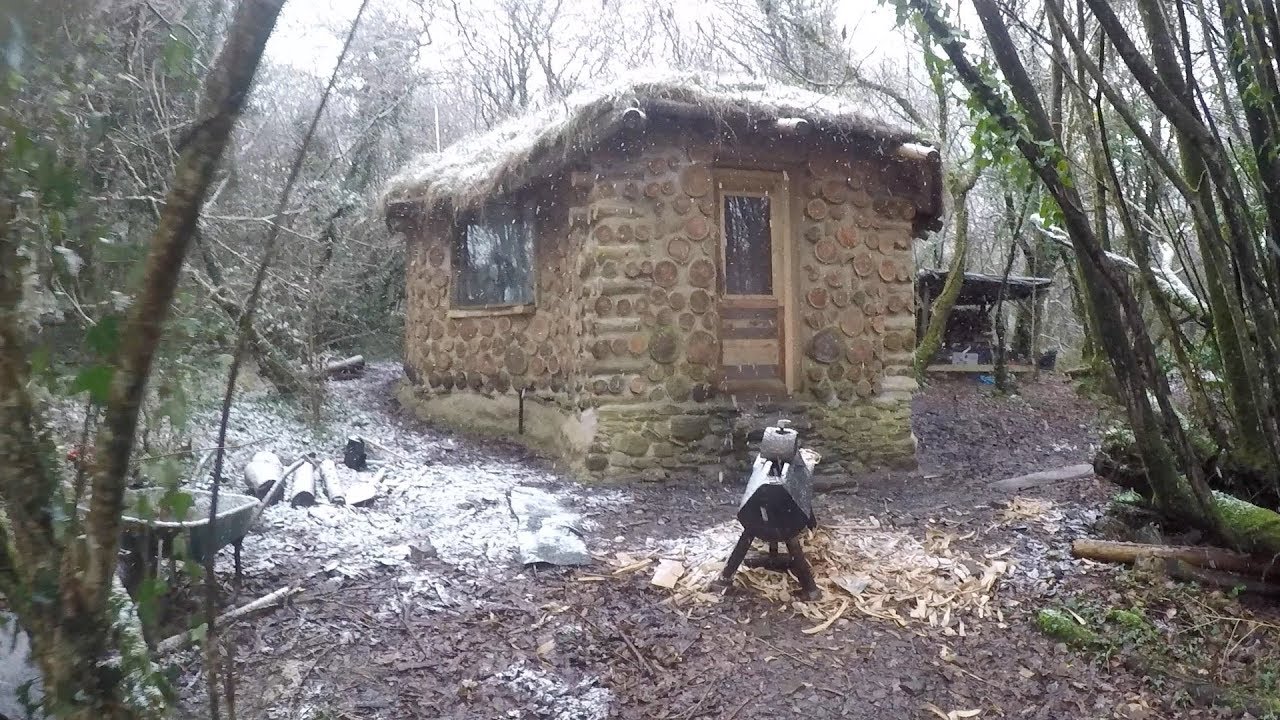 First snow on the homestead - YouTube