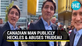 'You F****d The Country': Canadian Man Humiliates Trudeau; Calls Him 'Piece Of 'S**t' On Cam | Viral