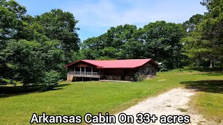 Arkansas Cabins On 30 Acres Creek Front House AR Real Estate Aspen Mansions Izard County
