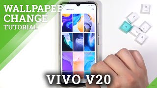 How to Change Lock screen Wallpaper on VIVO V20 – Adjust Wallpaper screenshot 1