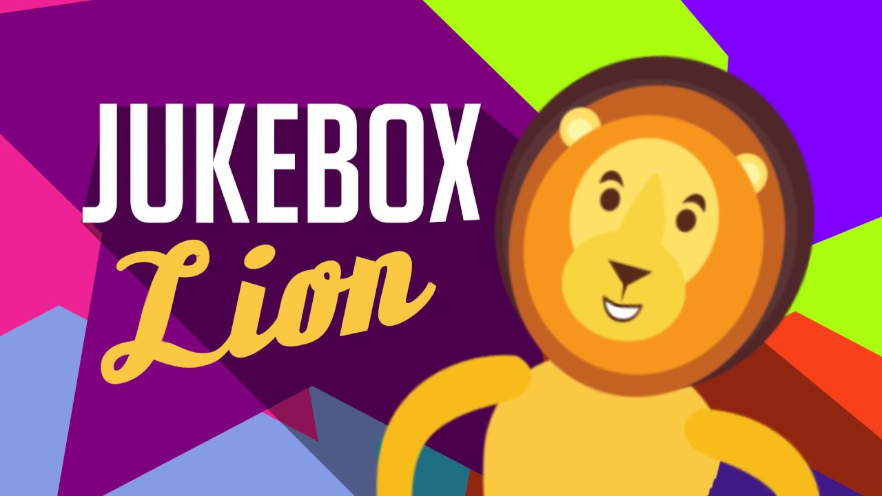 Сartoon jukebox Lion