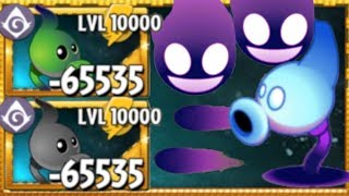Plants vs Zombies 2 Shadow Peashooter Upgraded to Level 10000 PvZ2