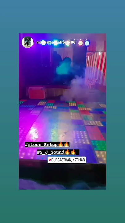 #dj PIXEL LED FLOOR ! new pixel led floor setup 🔥🔥#viral 💯#shorts ♥️