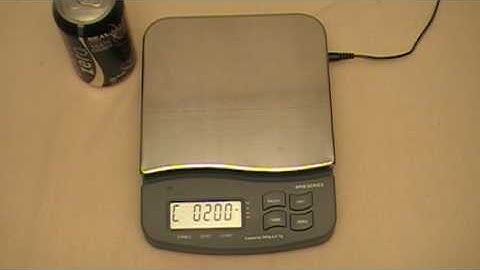 LW MRB Scale Calibration Using Soda Can