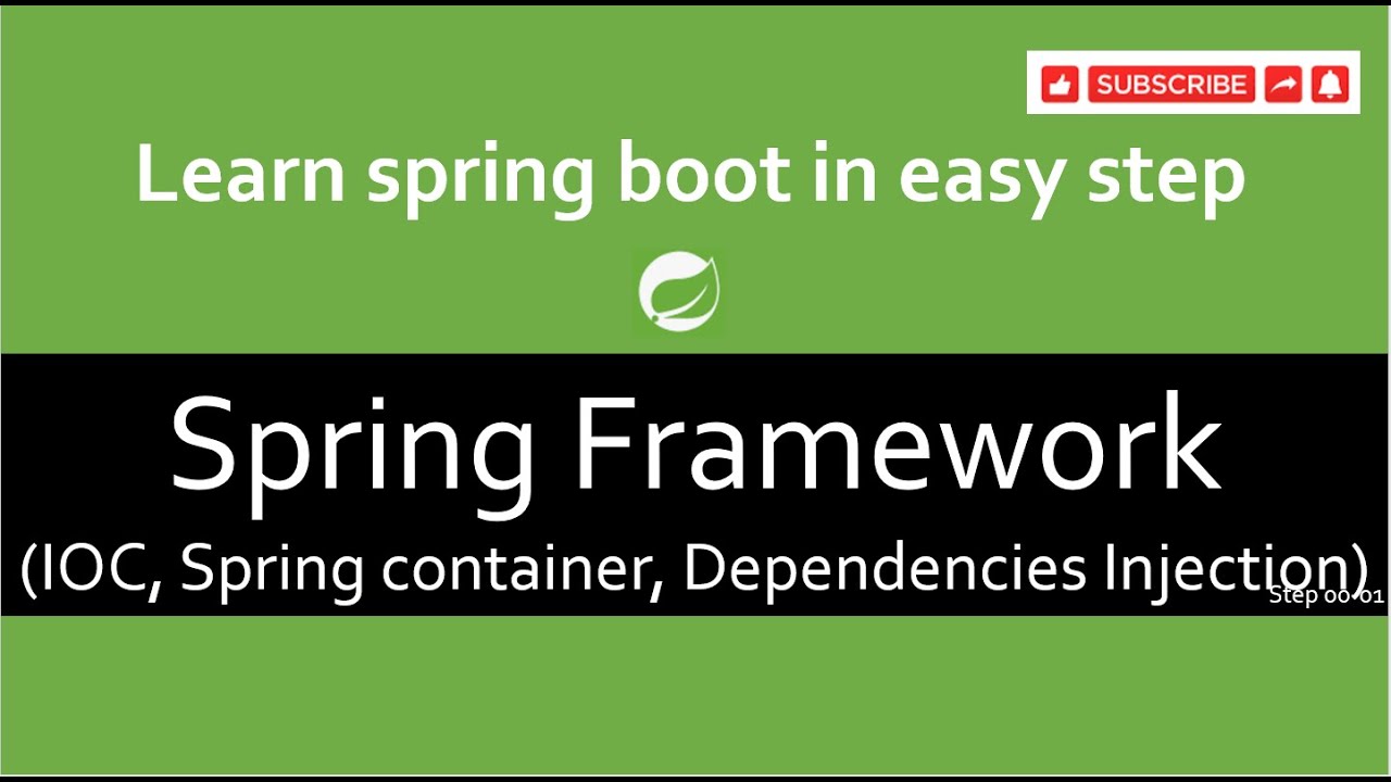 Step 00 01 Spring framework - YouTube