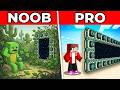 JJ And Mikey NOOB vs PRO Survival Battle in Minecraft Maizen